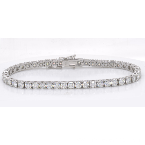 Moissanite Tennis Bracelet 925 Silver